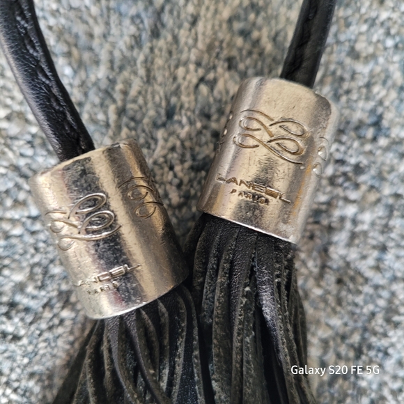 LANCEL Paris Black Leather Designer Purse - Picture 15 of 16